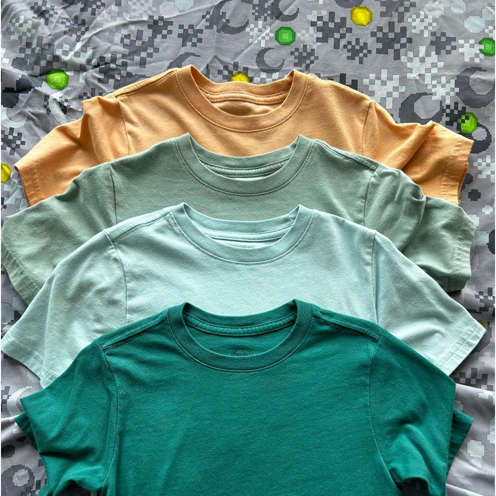 Set of 4 wonder nation tees boys
